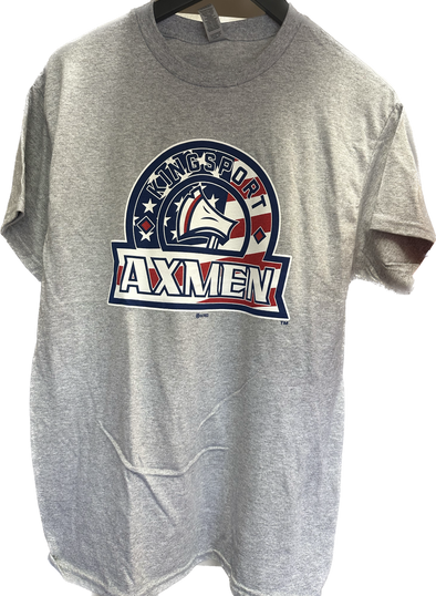 Kingsport Axmen Red, White and Blue Tee